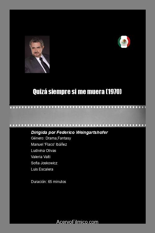 Quizá siempre si me muera Poster