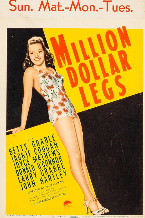Million Dollar Legs Poster