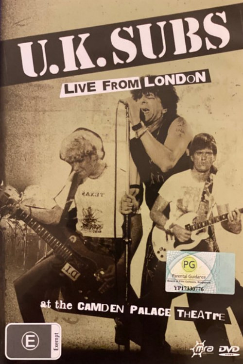 U.K. Subs - Live From London At The Camden Palace Theatre Poster