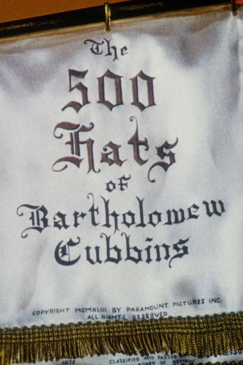 500 Hats of Bartholomew Cubbins Poster