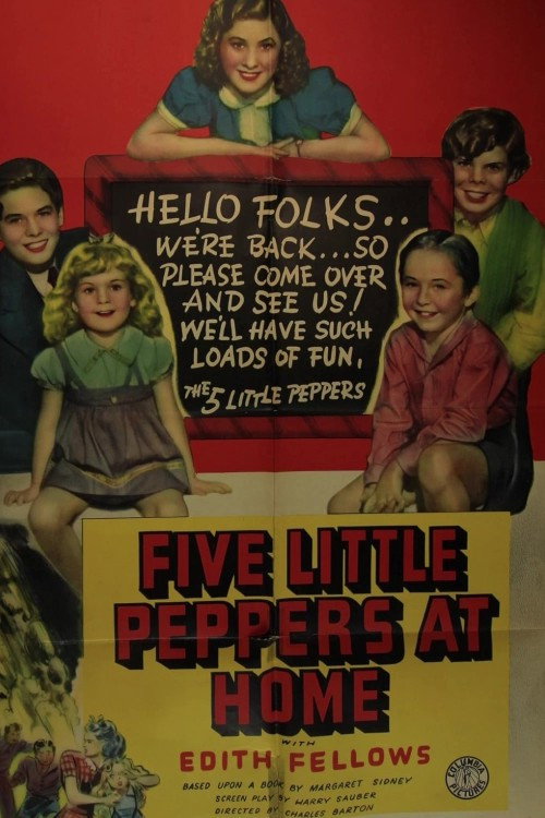 Five Little Peppers at Home Poster