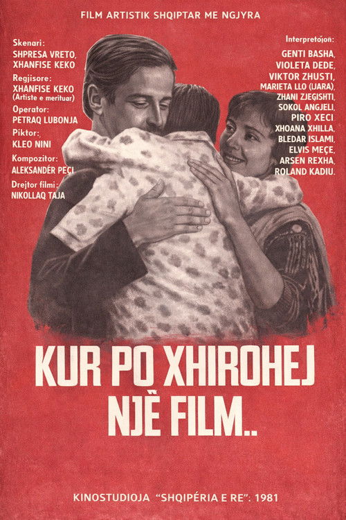 When a Film Was Being Shot Poster