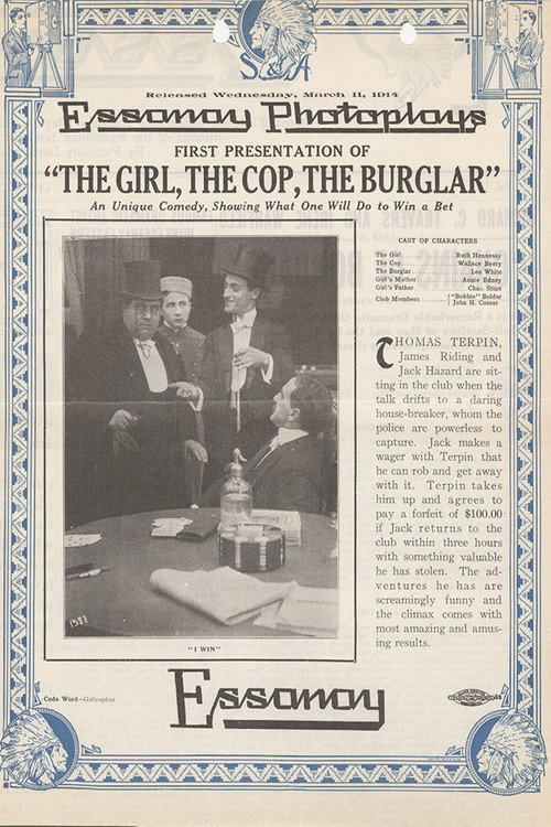 The Girl, the Cop, the Burglar Poster
