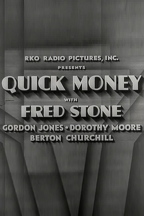 Quick Money Poster