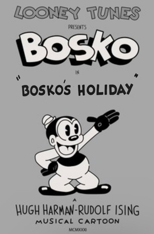 Bosko's Holiday Poster