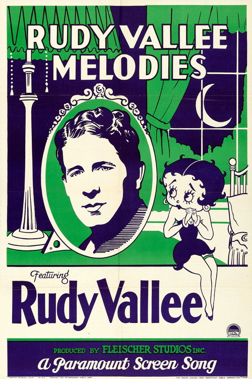 Rudy Vallee Melodies Poster