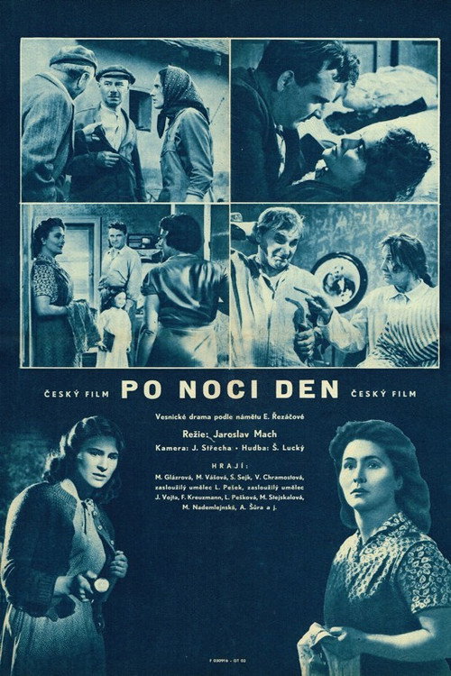Po noci den Poster