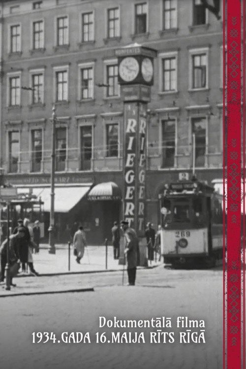 1934. gada 16. maija rīts Rīgā Poster