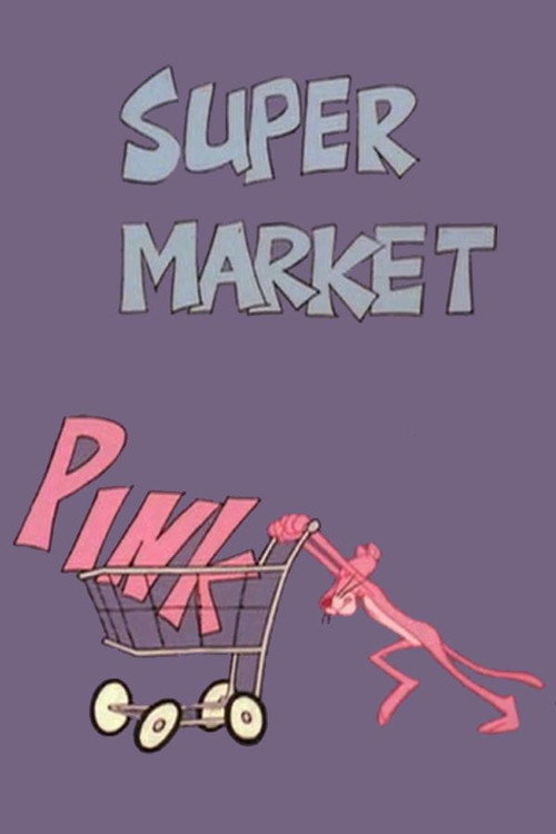 Supermarket Pink Poster
