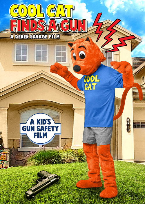 Cool Cat Finds a Gun Poster