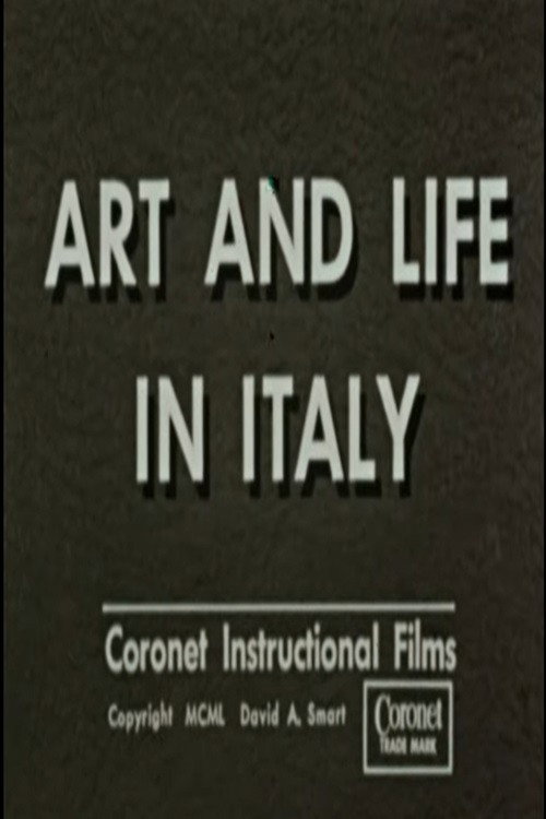 Art and Life in Italy Poster