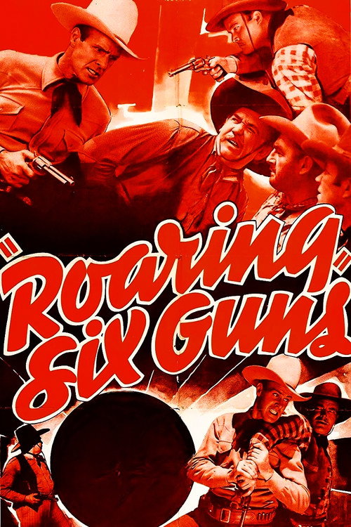Roaring Six Guns Poster