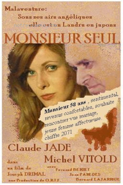 Monsieur seul Poster