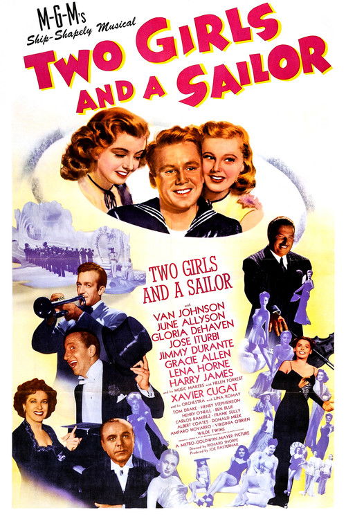 Two Girls and a Sailor Poster