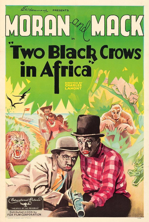 Two Black Crows in Africa Poster