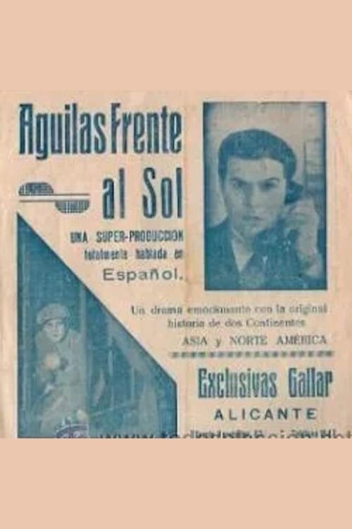 Las águilas frente al sol Poster