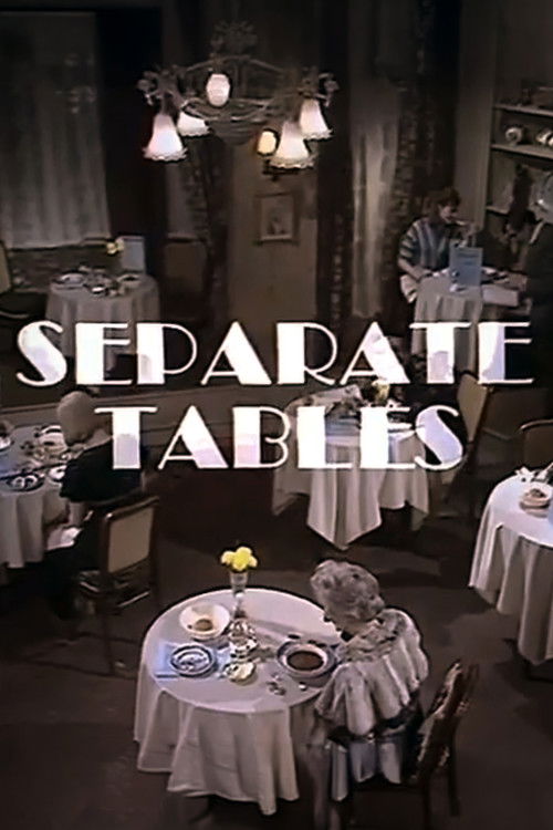 Separate Tables Poster