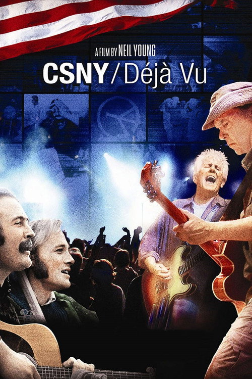 Crosby, Stills, Nash & Young ‎– Déjà Vu Poster