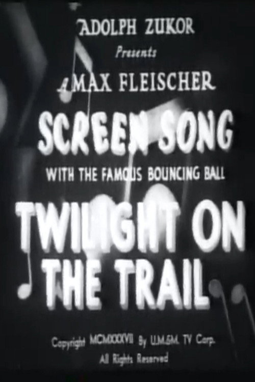 Twilight on the Trail Poster