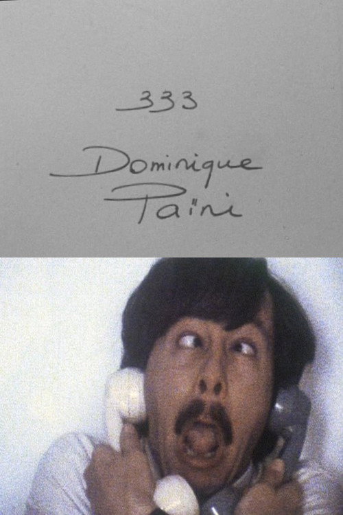 Cinématon n°333 : Dominique Païni Poster