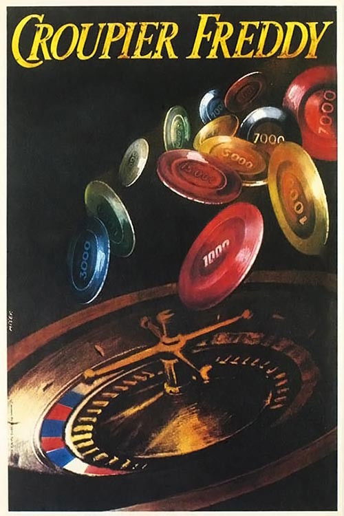 Fredy el croupier Poster