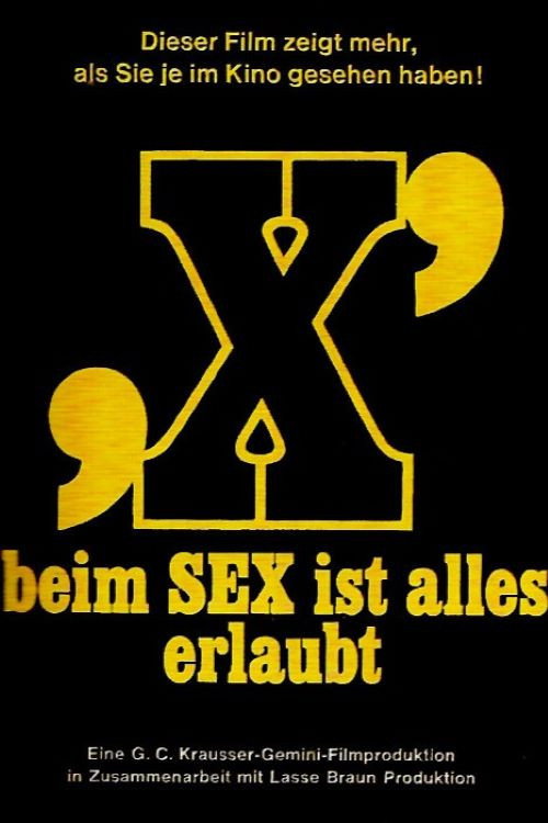 X - Beim Sex ist alles erlaubt Poster