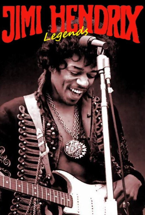 Career of rock legend Jimi Hendrix Poster