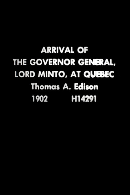 Arrival of the Governor General, Lord Minto, at Quebec Poster