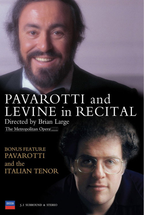Pavarotti and Levine in Recital Poster