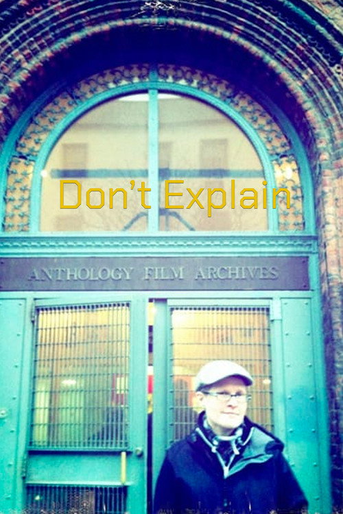 Don't Explain Poster
