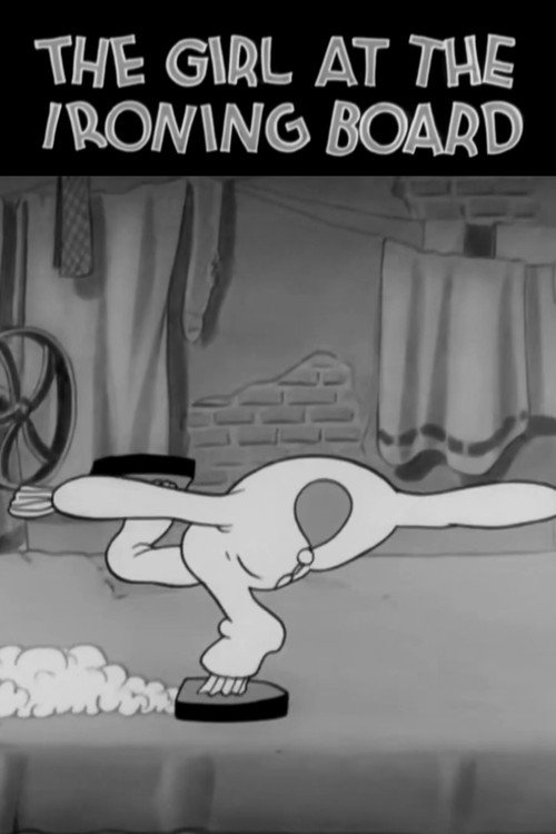 The Girl at the Ironing Board Poster