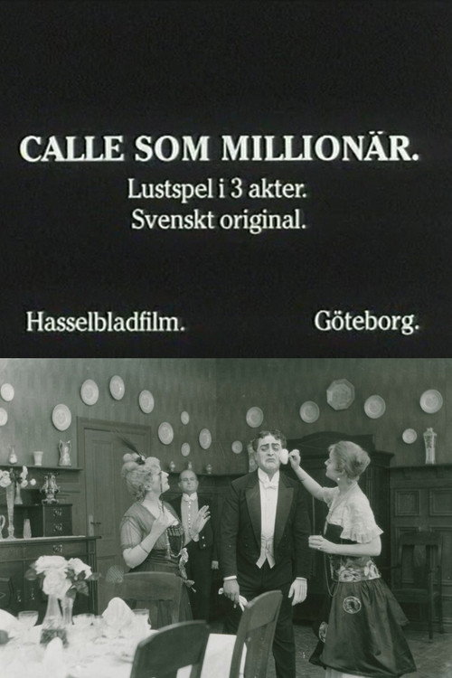 Calle som miljonär Poster