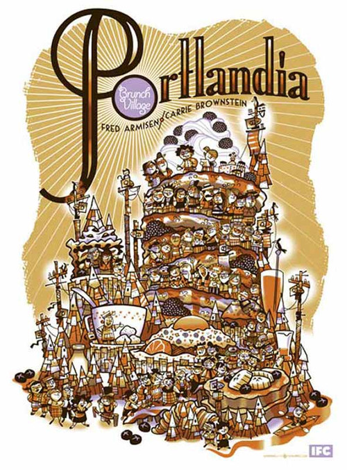 Brunch Village Poster