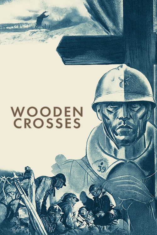 Wooden Crosses Poster