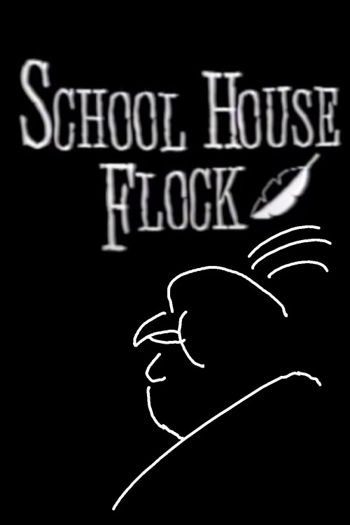 Alfred Hitchcluck Presents School House Flock Poster