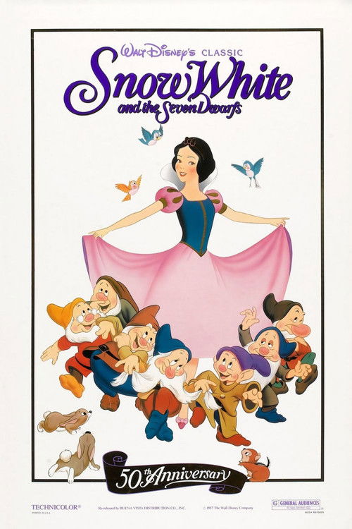 Golden Anniversary of Snow White and the Seven Dwarfs Poster