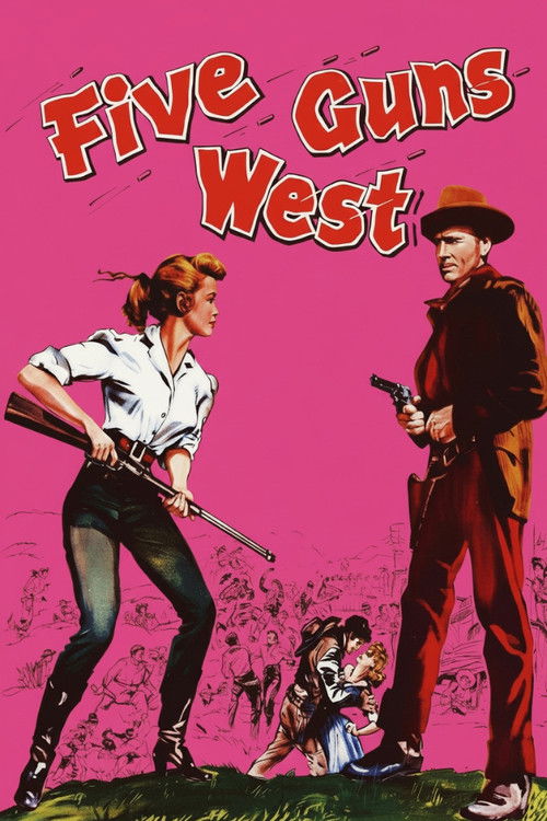 Five Guns West Poster