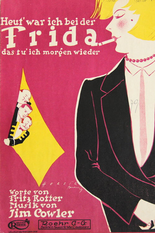 Heut' war ich bei der Frieda Poster