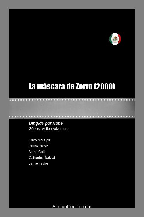 La máscara de Zorro Poster