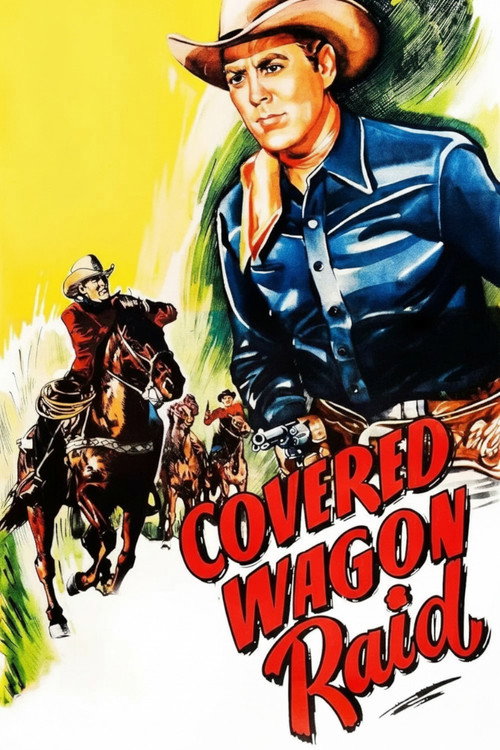 Covered Wagon Raid Poster
