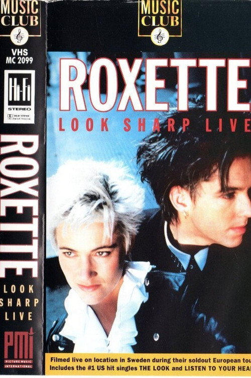 Roxette: Look Sharp Live 1989 Poster