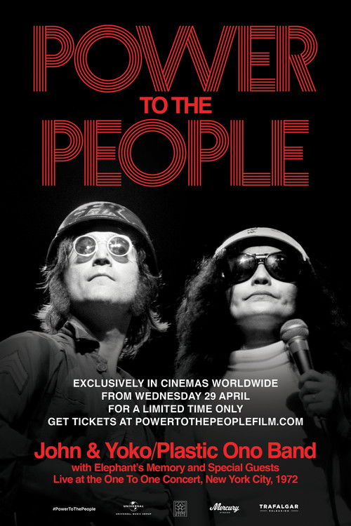 Power to the People: John & Yoko Live in NYC Poster