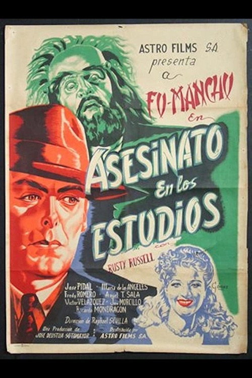 Asesinato en los estudios Poster