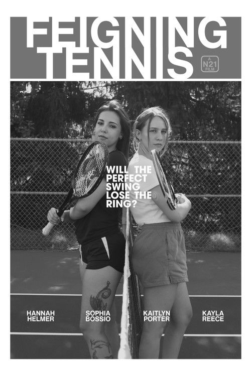 Feigning Tennis Poster