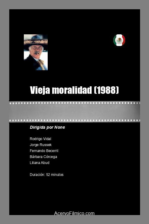 Vieja moralidad Poster