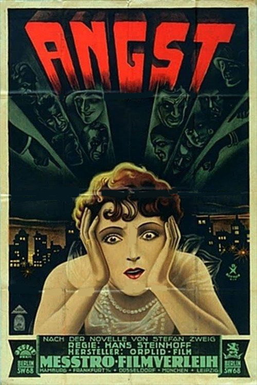 Angst - Die schwache Stunde einer Frau Poster