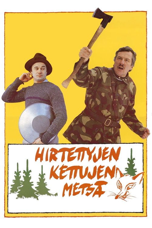 Hirtettyjen kettujen metsä Poster