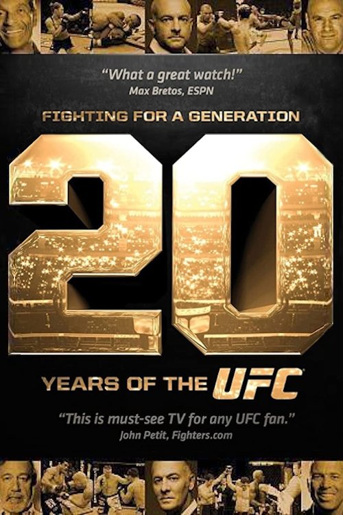 Fighting for a Generation: 20 Years of the UFC Poster