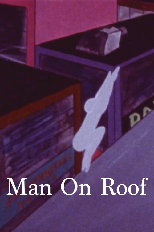 Man on Roof Poster