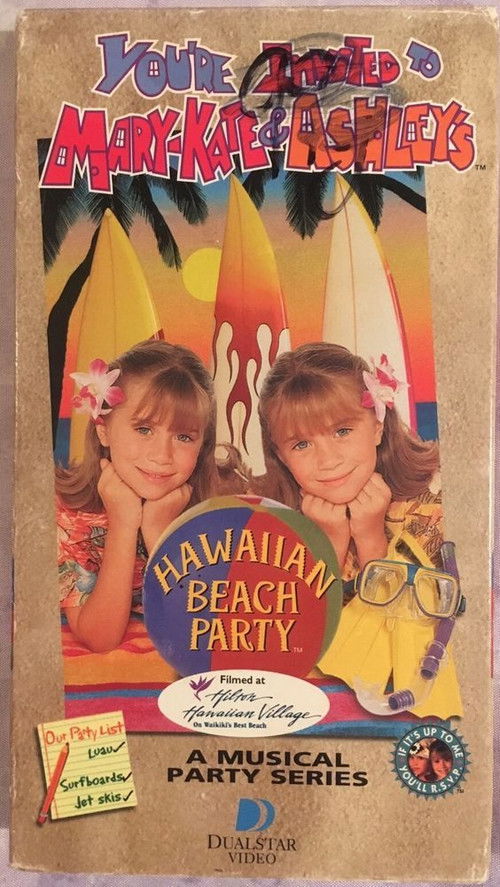 You're Invited to Mary-Kate and Ashley's Hawaiian Beach Party Poster